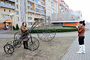 В Бобруйске появились кованые велосипеды