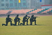 Спецназ выступил на бобруйском стадионе