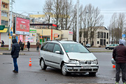 Авария в Бобруйске на пересечении улиц Минской и Крылова