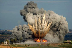 ВВС Израиля атаковали в Сирии группу боевиков со взрывчаткой