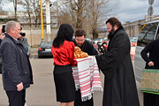 Два епископа освящали новый цех Бобруйского мясокомбината