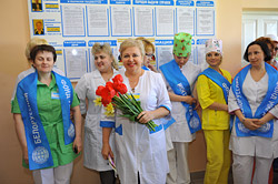 В Бобруйской центральной больнице вручили подарки 