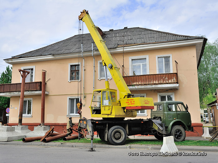 В историческом центре Бобруйска началась замена теплотрассы 