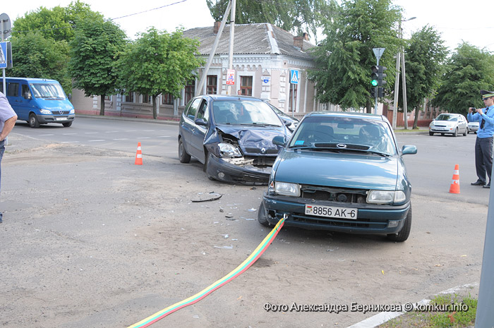 В Бобруйске произошла авария по вине водителя из Осиповичей