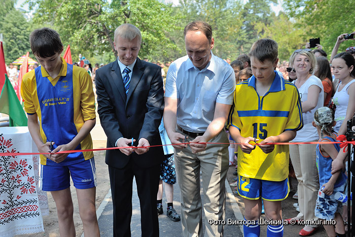 Спортивная площадка открылась в Киселевичах