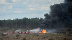 Вертолёт Ми-28 потерпел крушение (Видео)