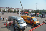 Реанимация на площади Ленина в Бобруйске