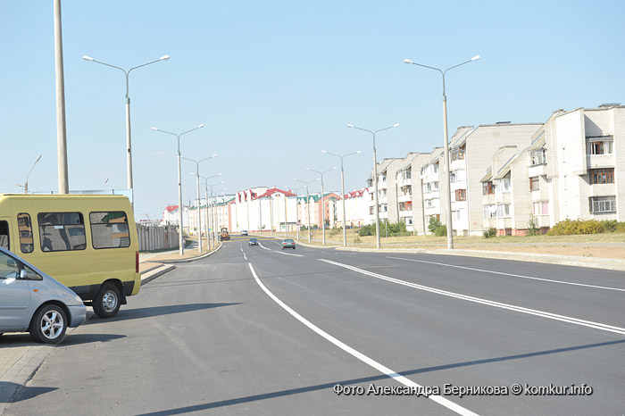 Новая улица на северной окраине Бобруйска