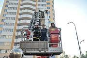 Пожар в бобруйском небоскребе