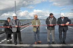 Недалеко от Бобруйска открыто движение по новому автомобильному мосту