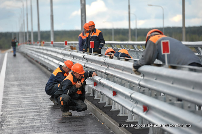 Недалеко от Бобруйска открыто движение по новому автомобильному мосту