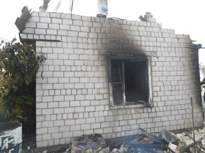 В Бобруйском районе сгорела дача 
