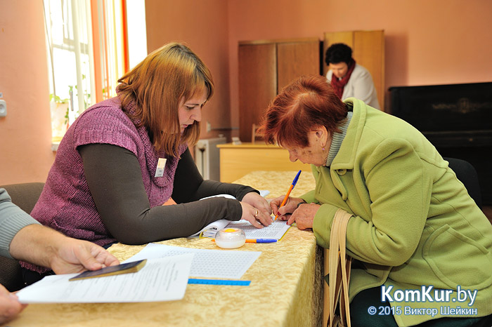 Досрочное голосование в Бобруйске 