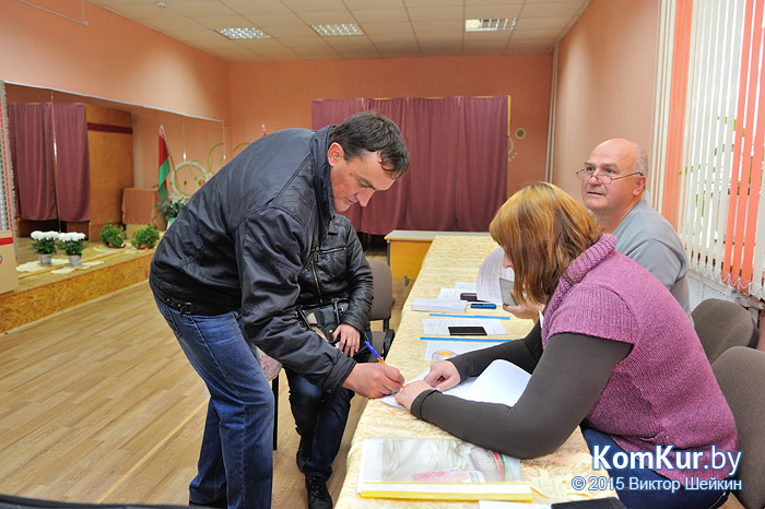 Досрочное голосование в Бобруйске 