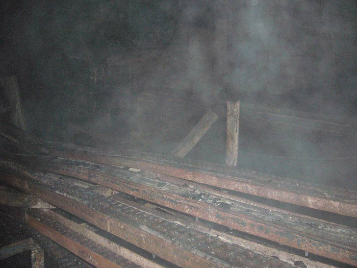 В Доманово горел цех деревообработки