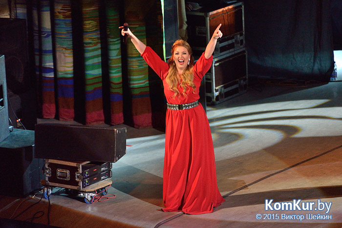 В Бобруйске выступила Ирина Дубцова