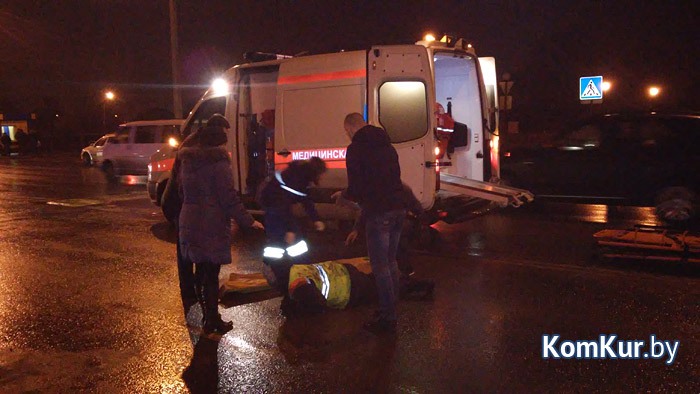 Возле вокзала «Бобруйск» попали под колеса три пешехода