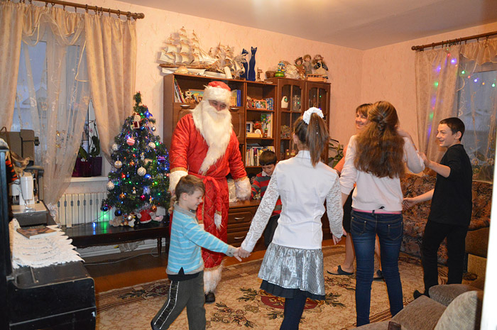 Волшебство и чудеса для многодетной семьи в Бобруйске 
