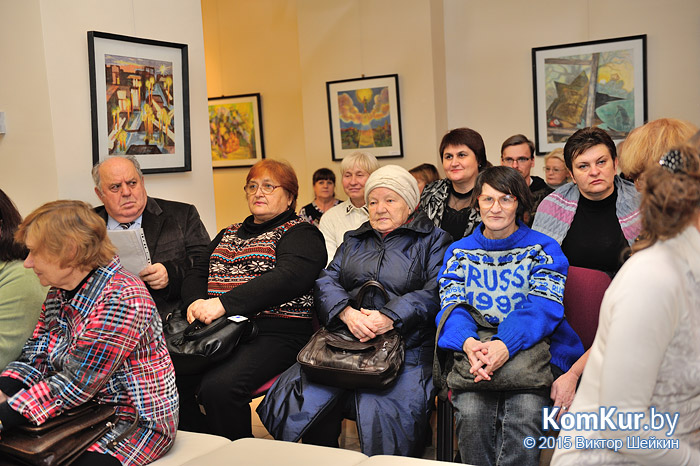 Вечер в галерее художественного музея Бобруйска посвятили художнику и писателю Абраму Рабкину
