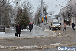 Циклон «Даниелла»: ситуация на дорогах Бобруйска