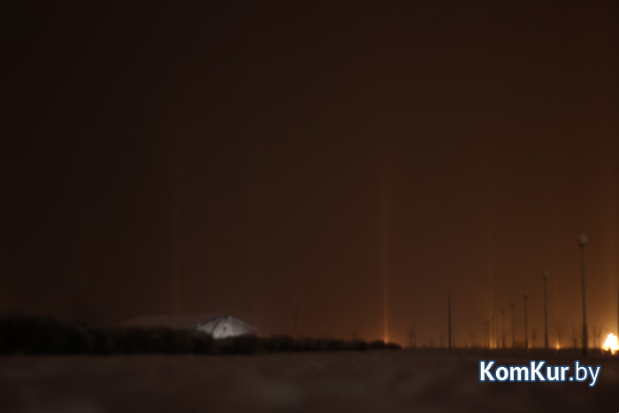 Необычное явление в небе над Бобруйском