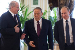 Путин: пришло время говорить о валютном союзе Москвы, Минска и Астаны