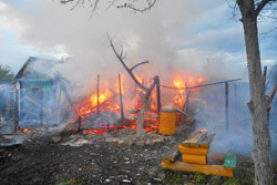 На прошлой неделе в Бобруйске и районе вспыхнуло четыре пожара.