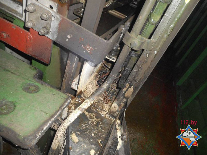 В Бобруйске ликвидировали загорание электровоза