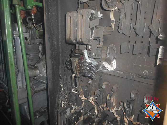 В Бобруйске ликвидировали загорание электровоза