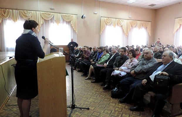 Кандидат в президенты Татьяна Короткевич встретилась с бобруйчанами