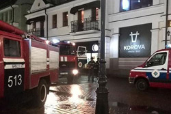 В Бресте из-за пожара в кафе эвакуировано 40 человек